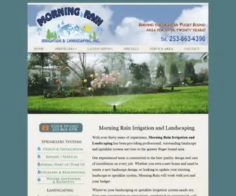 Morning-Rain.com(We specialize in Landscape services) Screenshot