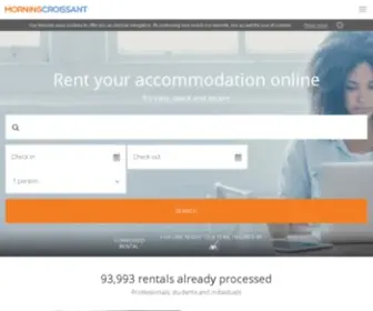 Morningcroissant.com(Rent a property online) Screenshot