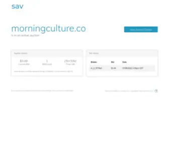 Morningculture.co(Morningculture) Screenshot