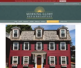 Morningglorybb.com(A Bed & Breakfast in Salem Massachusetts) Screenshot