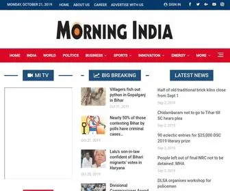 Morningindia.in(Politics News) Screenshot