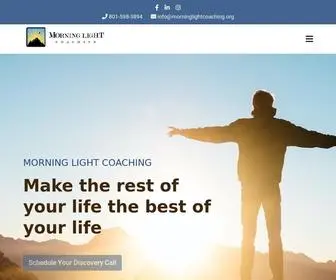 Morninglightcoaching.org(Retirement, Relationship, and Life Coaching) Screenshot