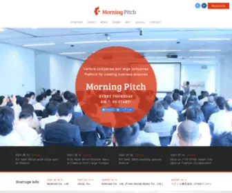 Morningpitch.com(Morning Pitch) Screenshot