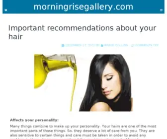 Morningrisegallery.com(Morning Rise Gallery) Screenshot