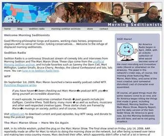 Morningseditionists.com(Morning Seditionists) Screenshot