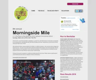 Morningsidemile.com(Morningside Mile) Screenshot