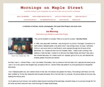 Morningsonmaplestreet.com(Mornings on Maple Street) Screenshot