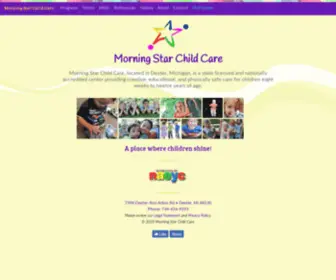 Morningstarchildcare.net(Morning Star Child Care ) Screenshot