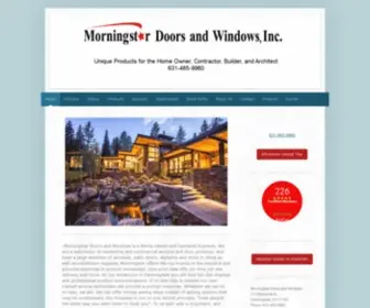 Morningstardoorsandwindows.com(Morningstar Doors and Windows) Screenshot