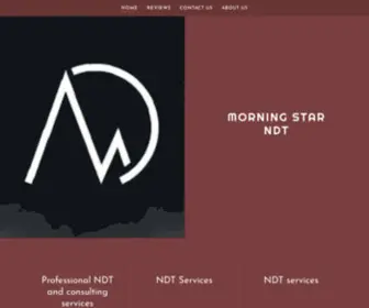 Morningstarndt.com(Morning Star NDT) Screenshot