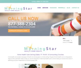 Morningstarqualityhomehealth.com(Morning Star Quality Home Health) Screenshot