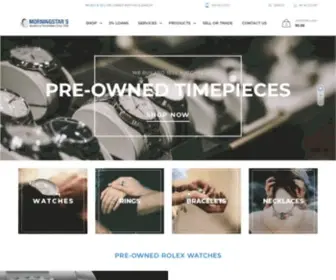 Morningstarsjewelers.com(Morningstar&#039;s Jewelers &amp; Pawnbrokers) Screenshot