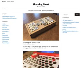 Morningtoast.com(Too many hobbies) Screenshot