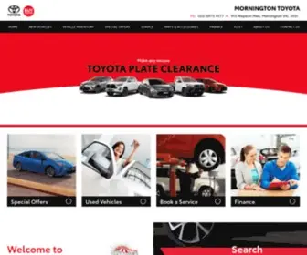 Morningtontoyota.com.au(Our aim at Mornington Toyota) Screenshot