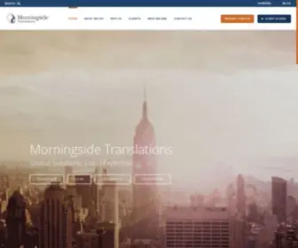 Morningtrans.com(Language Solutions) Screenshot