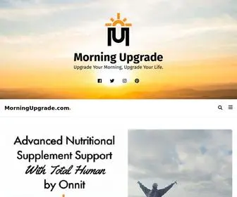 Morningupgrade.com(Personal Development Blog) Screenshot