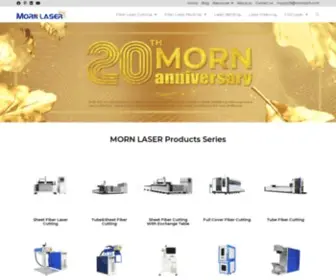 Morntech.com(Morn laser) Screenshot