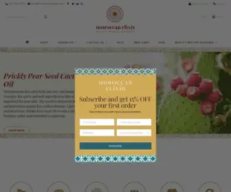 Moroccanelixir.com(100% Pure Argan OIl Products) Screenshot