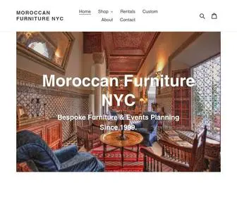 Moroccanfurniturenyc.com(Moroccan furniture NYC) Screenshot