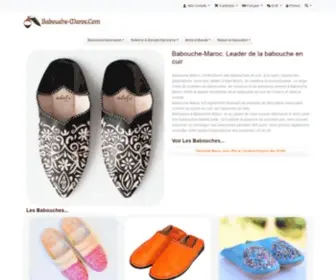 Morocco-Gate.com(Babouches Cuir en France) Screenshot