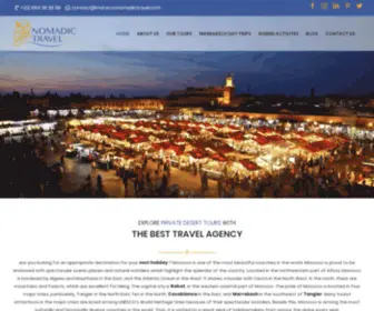 Morocco-Nomadic-Travel.com(Morocco Private Desert Tours) Screenshot