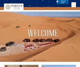 Moroccodeluxecamp.com(About Us Morocco Deluxe Camp) Screenshot