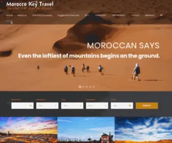 Moroccokeytravel.com(Private Moroccan Tours and Excursions) Screenshot