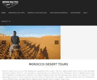 Moroccoroadtrips.com(Morocco desert trip) Screenshot