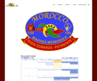 Moroccoshrine.org(Morocco Shrine Center Welcome to) Screenshot