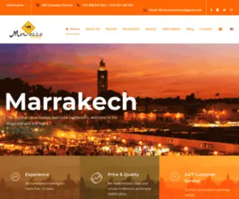 Moroccotourstrips.com(Morocco Tours) Screenshot