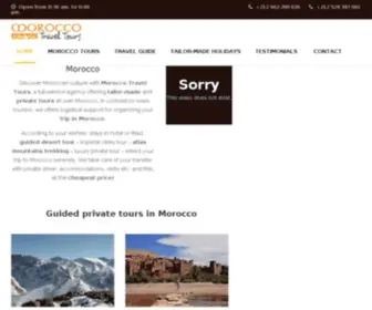 Moroccotraveltours.com(Private Morocco Travel Tours) Screenshot