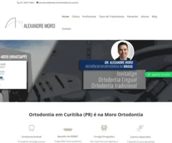 Moroortodontia.com.br(Ortodontia em Curitiba) Screenshot