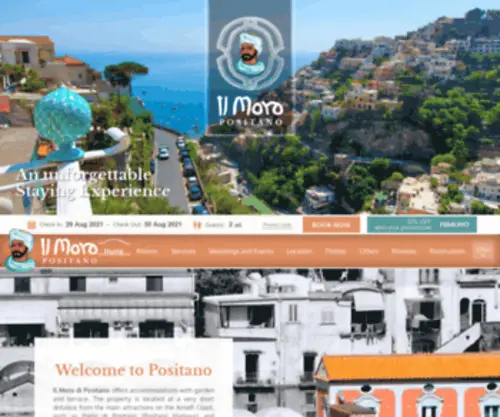 Moropositano.com(Il Moro di Positano) Screenshot