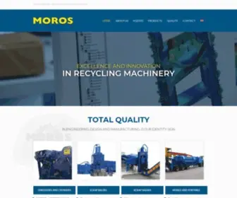 Moros.com(Moros Industrias Hidráulicas) Screenshot