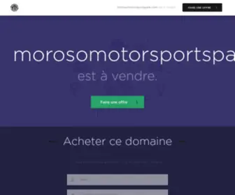 Morosomotorsportspark.com(morosomotorsportspark) Screenshot