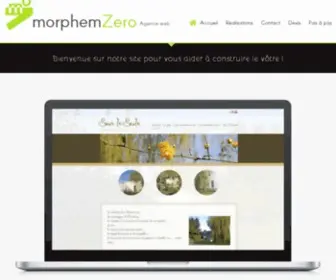 MorphemZero.be(Agence web MorphemZero: créer votre site internet sur mesure) Screenshot