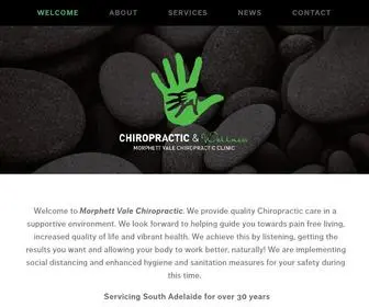 Morphettvalechiro.com.au(Morphett Vale Chiropractic Clinic) Screenshot