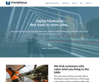 Morpheus-Studios.com(Marketing, SEO, Lead Generation, Wordpress Design) Screenshot