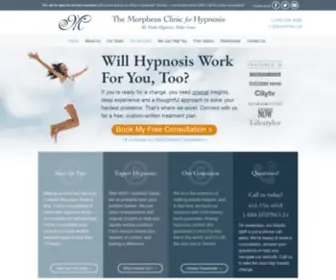 Morpheusclinic.com(The Morpheus Clinic for Hypnosis) Screenshot