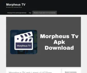 Morpheustv.buzz(Morpheus tv) Screenshot