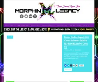 Morphinlegacy.com(Morphin' Legacy) Screenshot