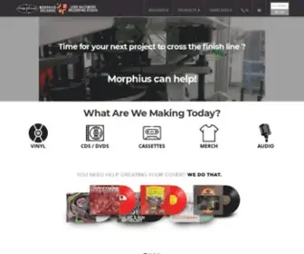 Morphius.com(Morphius records) Screenshot