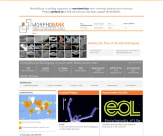 Morphobank.org(Morphobank) Screenshot