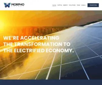 Morphoenergy.com(Morpho Energy) Screenshot