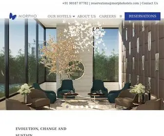 Morphohotels.com(Morpho Hotels & Resorts) Screenshot