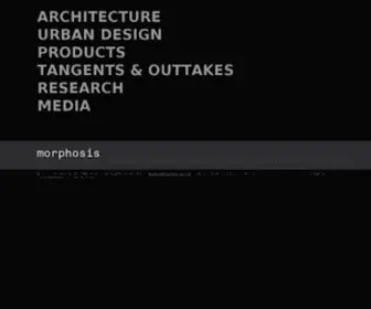 Morphosis.net(Morphosis Architects) Screenshot