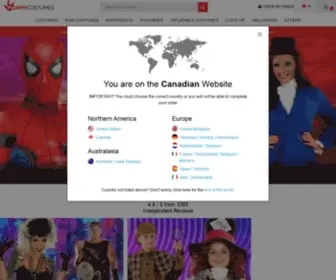 Morphsuits-Canada.com(Life is more fun in colour) Screenshot
