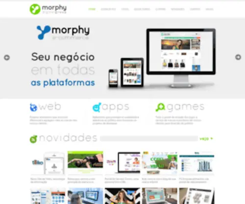 Morphy.com.br(Morphy Agência Interativa) Screenshot