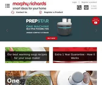 Morphyrichards.co.uk(Home, Kitchen Appliances & Accessories Plus get an extra 1 year guarantee when you purchase direct) Screenshot