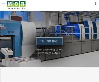 Morprinting.com(MOR Printing) Screenshot